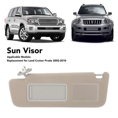 Sun Visor Shade Sun Visor with Makeup Mirror and Light Car Interior Sunshield Replacement For   2002 To 2010