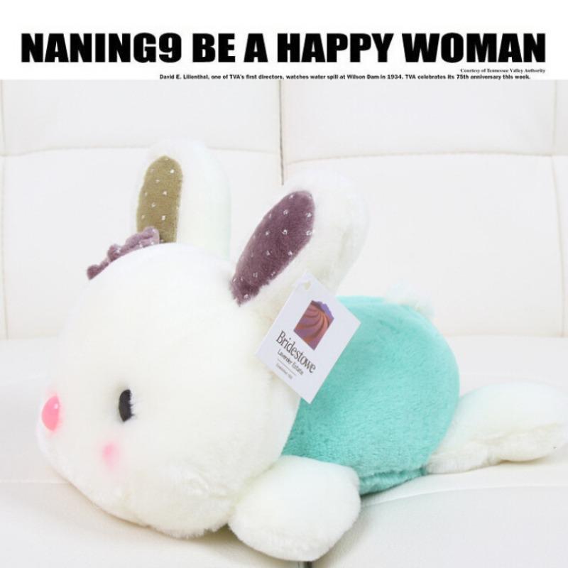 New Doll Cute Cartoon Butterfly Lying Rabbit Plush Toy Doll Rag Doll Cartoon Doll