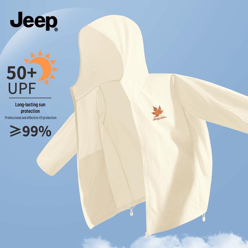 Jeep Men s Lightweight Breathable Sun Protection Jacket Z M