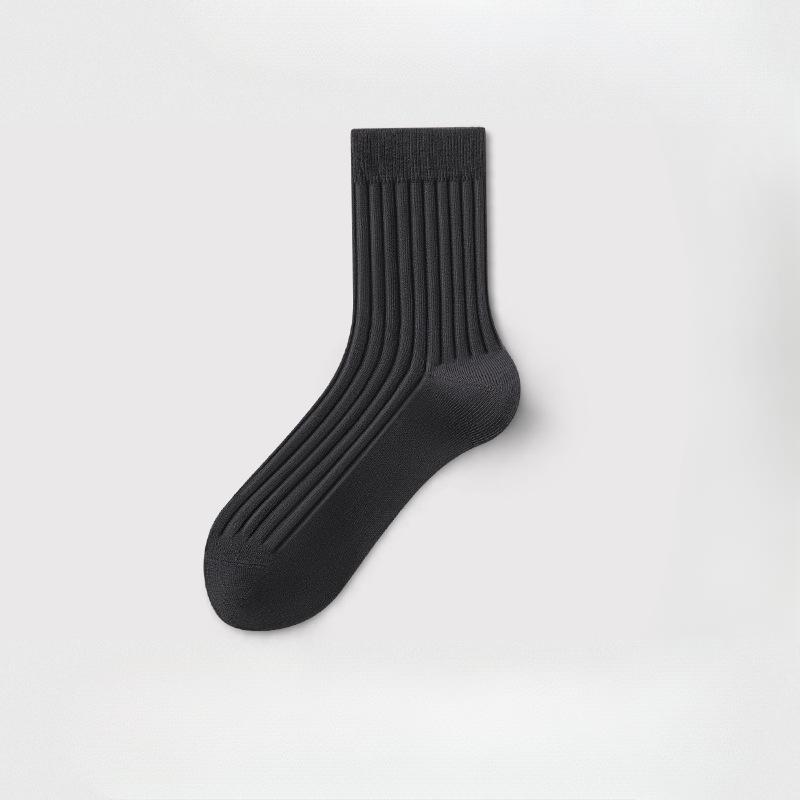 Men's Spring and Autumn Business Cotton Anti Pilling Tube Socks