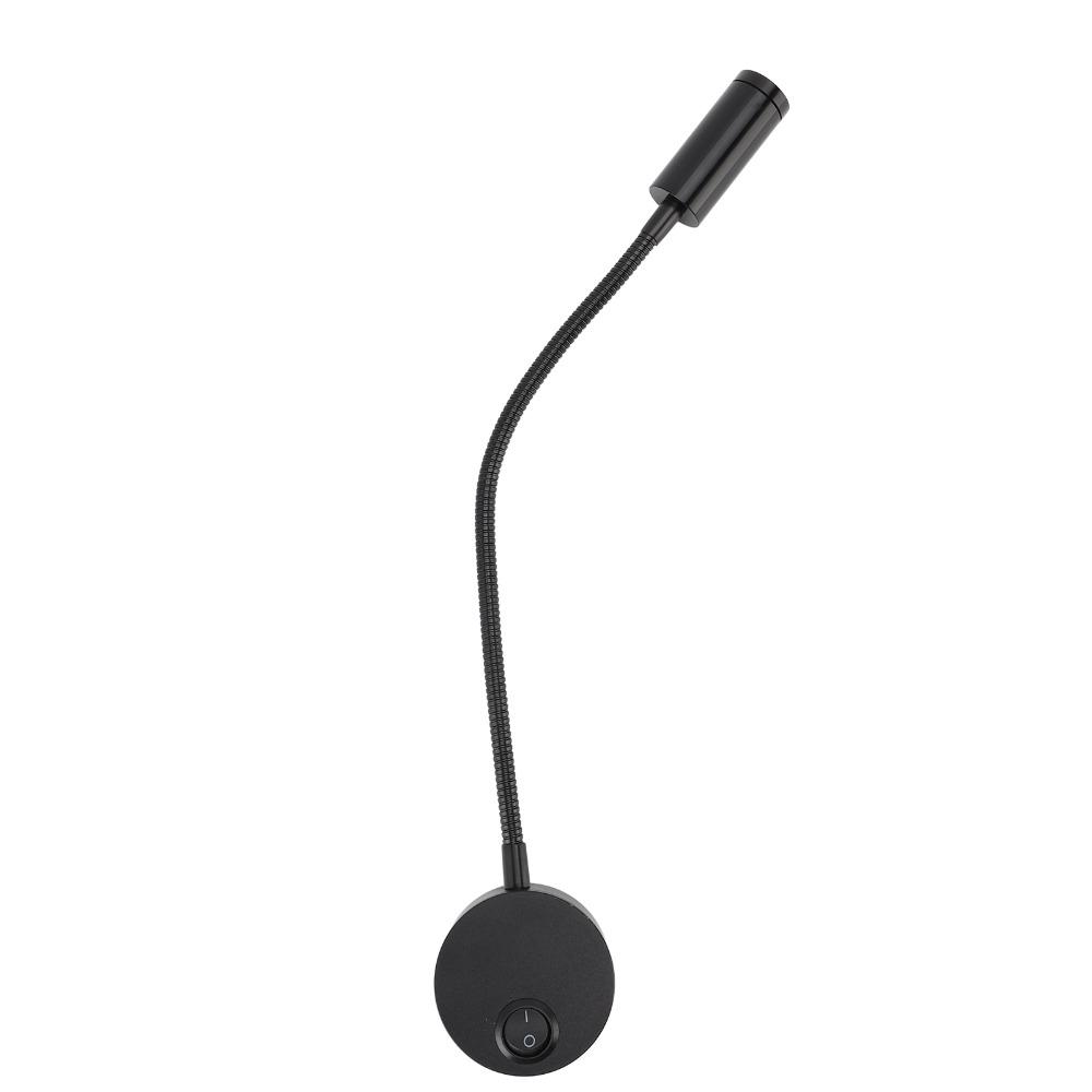 Gooseneck Reading Light Wall Mounted Wall Lamp Easy Installation LED Wall Light Reading