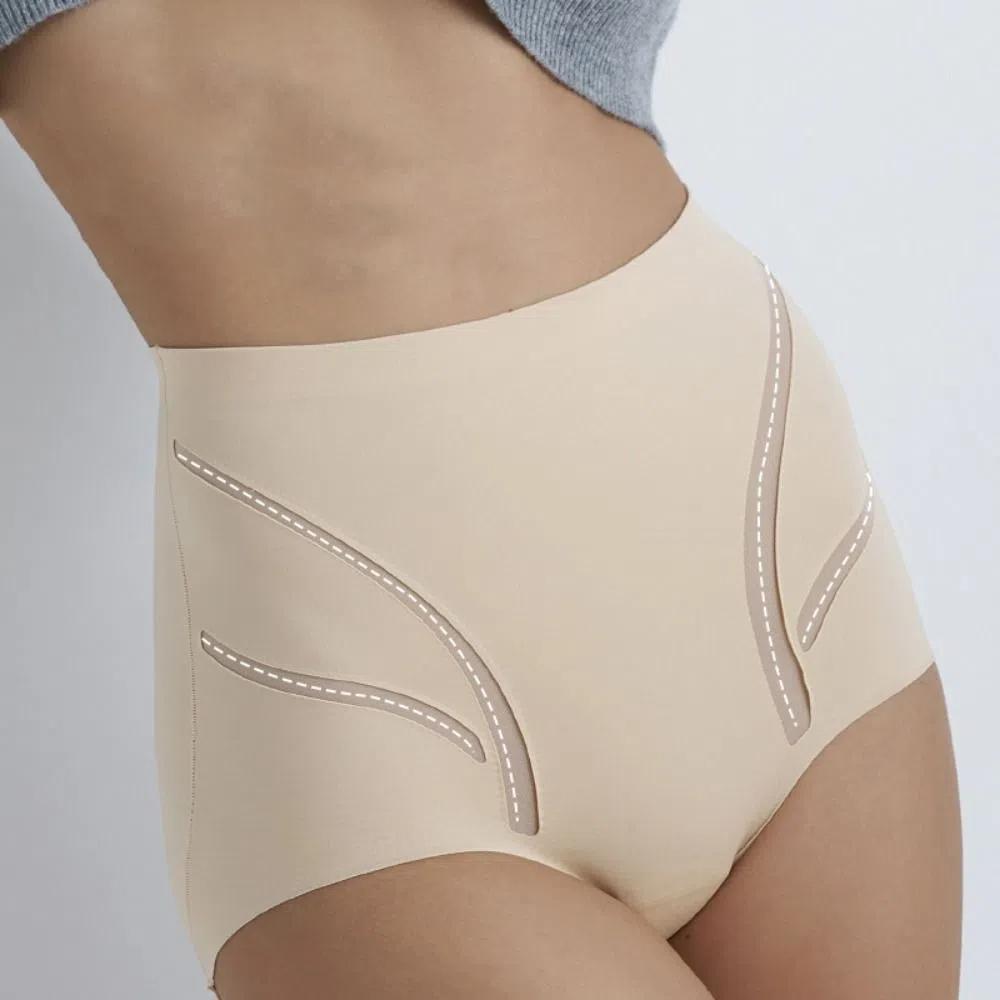 Cotton Crotch Seamless Underwear Tummy Control Postpartum Body Shapers Butt Lifter Briefs  Female