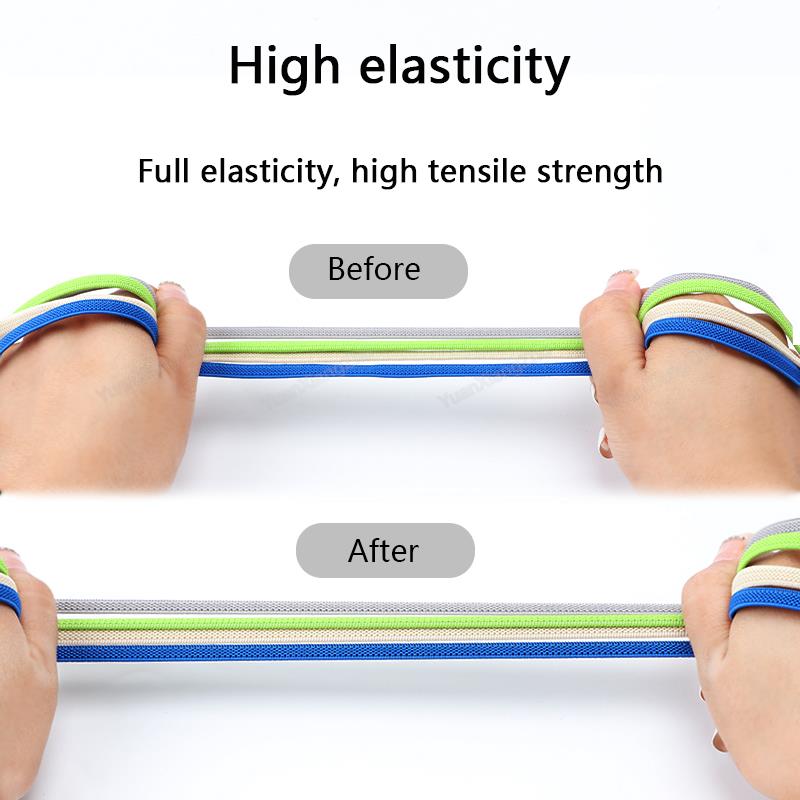 No tie Shoe laces Elastic laces Sneakers Flat Shoelaces without ties Quick Shoelace for Shoes Kids Adult One Size fits All Shoes