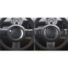 6Pcs Carbon Fiber Interior Steering Wheel Kit Cover Trim For Mini Cooper 2007-10