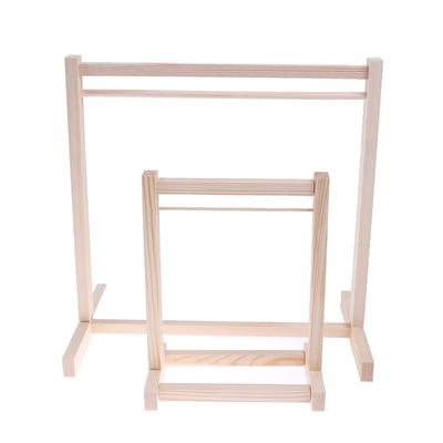Neue Puppe Holz Kleidung Rack Garment Organizer Kleiderbügel Für Puppen Handtasche Kleidung