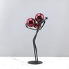 Men's Black Minimalist Accessories, Metal, Gold Ball Decorations, Abstract Figures, Statues, Desktop Decorative Sculptures
