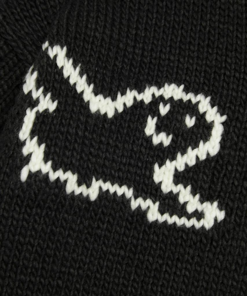 Mark Gonzales Mg Cowichan Zip-Up Knit Jacket - Black
