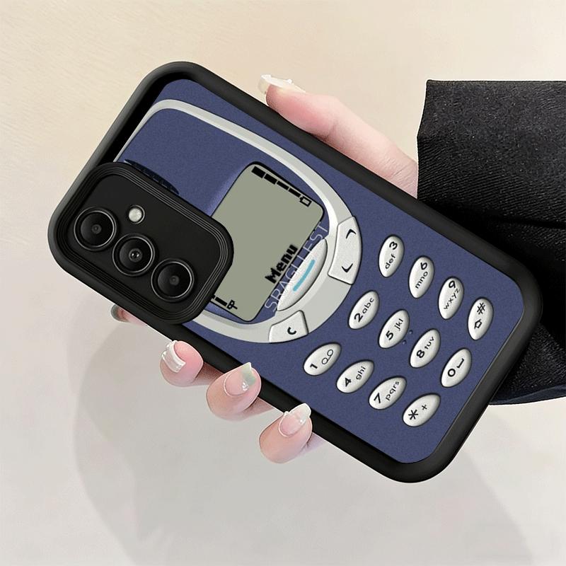 Phone Case for Samsung Galaxy A17 A16 A15 A14 A13 Funny Retro Callphone A56 A36 A26 A55 A35 A25 A54 A34 A24 A53 A33 A23 A07 A06