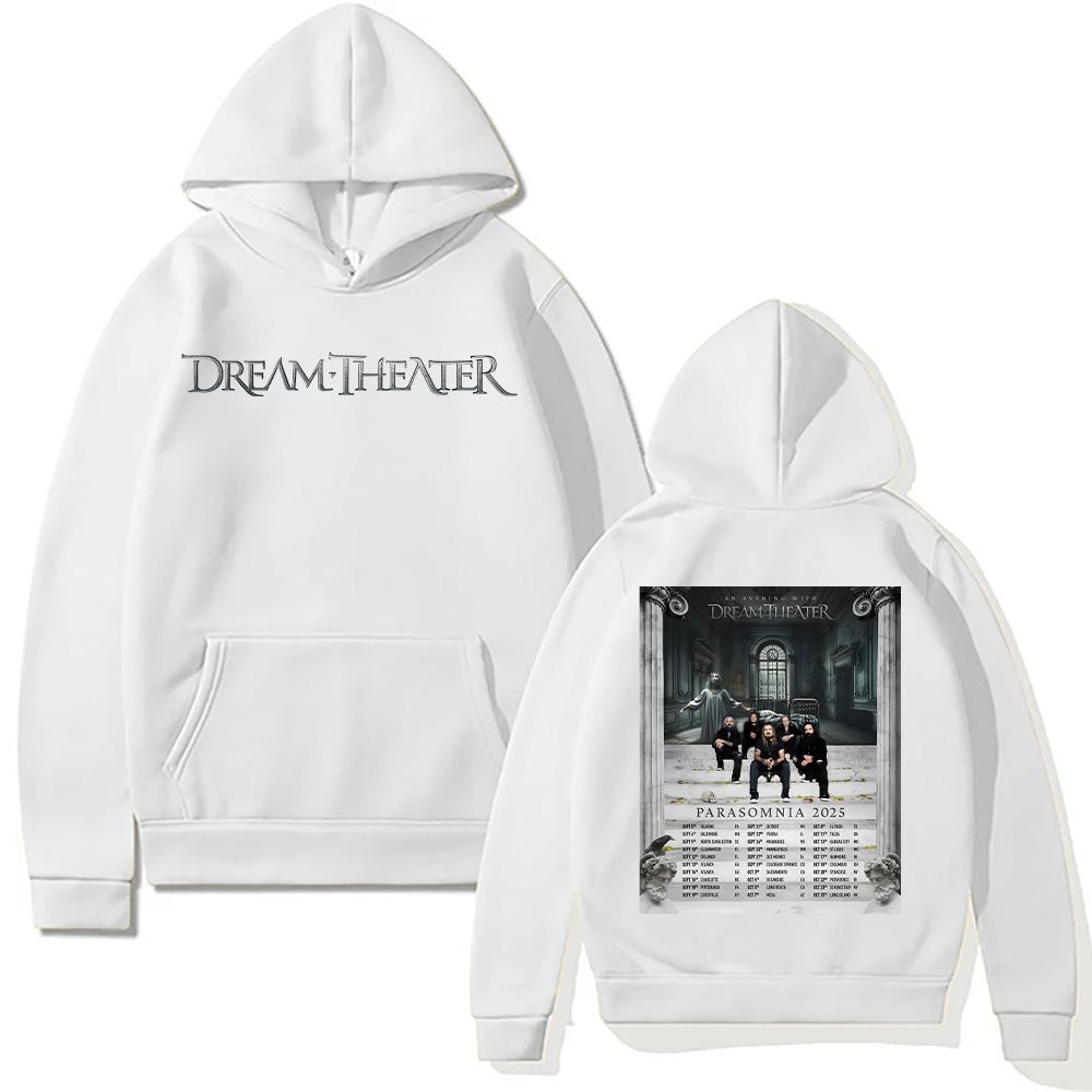 Dream Theater Neue Hoodies Dream Theater Parasomnia Tour 2025 Sweatshirts für Damen Herren Hip Hop Vintage Band Pullover Streetwear