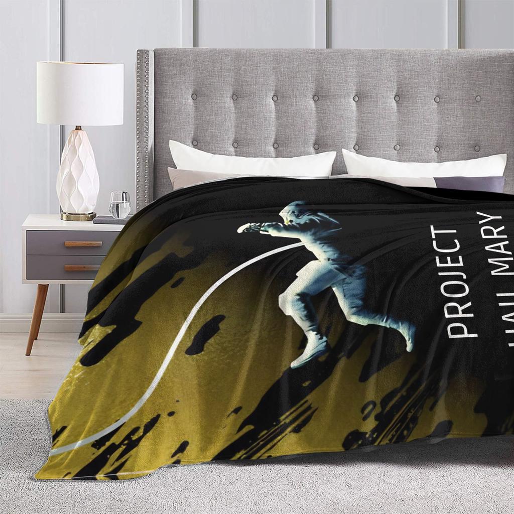 Si Fi Project Hail Mary Blankets Plush Throw Blankets Airplane Travel Portable Lightweight Bedsprea,