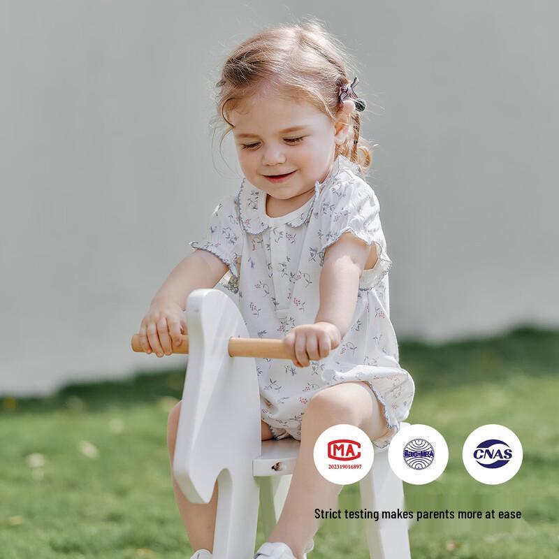 Girl Baby Light Oxygen Cotton Short Sleeve Bodysuit