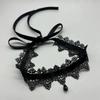 Sexy Lace Bowknot Choker Necklace for Women Gothic Collar Vintage Elegant Black Wired Short Chain Fashion Jewelry