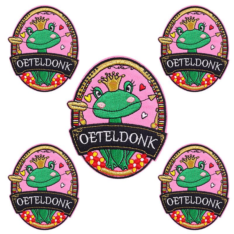 10pcs /Lots Netherland Carnival Patch Netherland Oeteldonk Emblem Full Embroidered Patches Iron On Patches For Clothing Sew Diy 