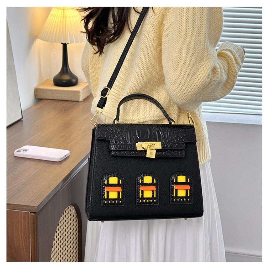Xeie Thuk Handbag Women PU Adjustable Strap Daily Commute