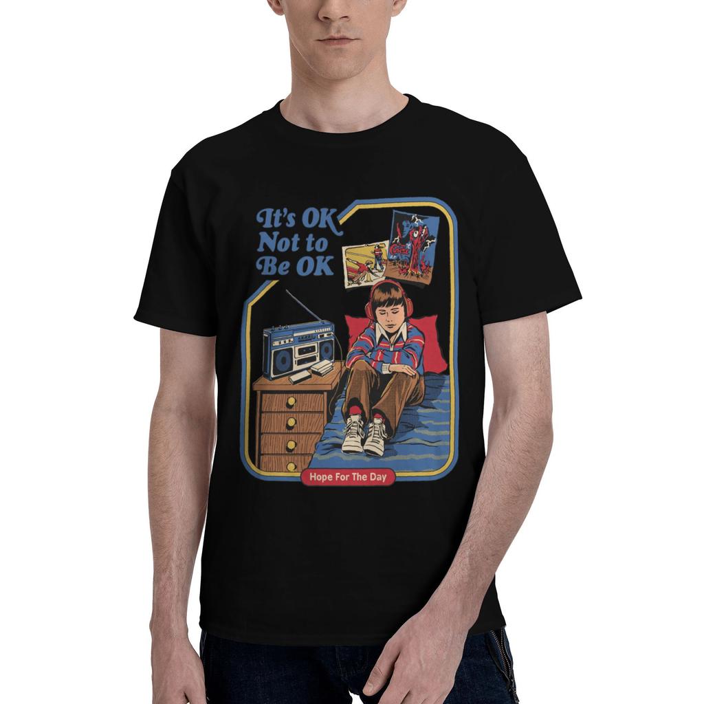 The Demon Cat Hot Comic T-shirt Men Novelty T Shirt Short Sleeve  Tshirt Cotton Tee Tops Clothes