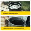Reine Titan Tasse mit Deckel - Outdoor Camping & Wandern, Klappbarer Griff, Kaffee Wasserbecher