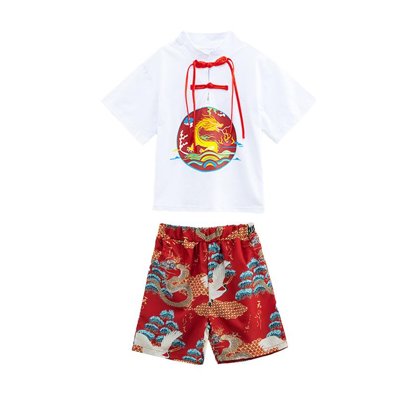 June 1 Children's Cheerleading Team Performance Chinese Style Hanfu Boys and Girls Horse Skirt Poetry Recitation Group Performance