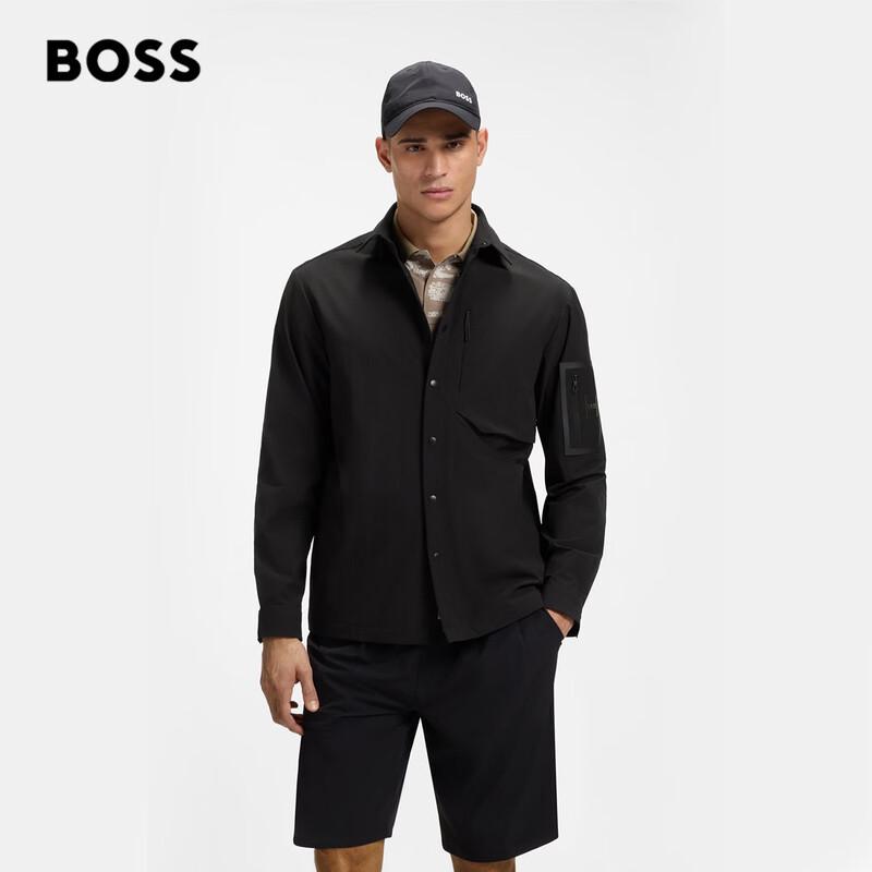 

BOSS Men s Summer 2026 Relaxed Fit Shirt Jacket XL