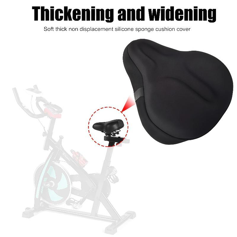 Universal Gel Bike Seat Cushion Cover, Comfortable Shockproof Bicycle Saddle for Electric Bike Road MTB Cycling