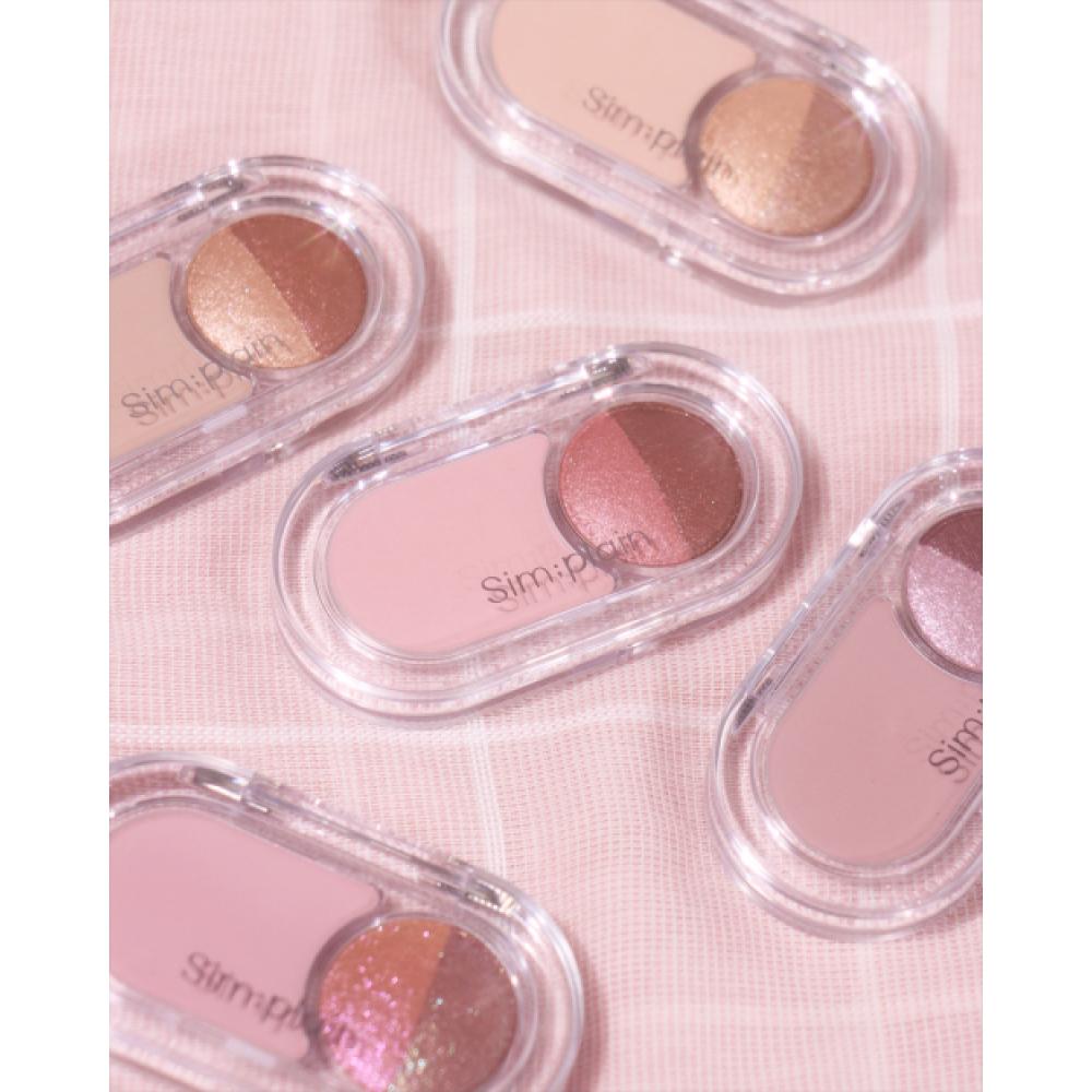 Sim Plain [новинка] Glim On Eyes 5 цветов 006 washed pink