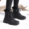 TUINANLE Womens Winter Warm Snow Boots Anti-Slip Faux Fur Lined Ankle Booties Shoes Comfortable Plush Lined Mid Calf Boot for Women