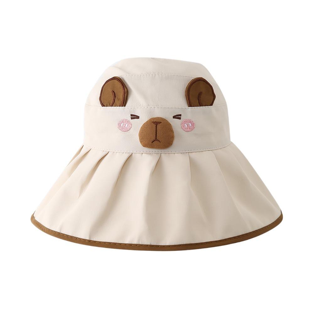 Open Top UV Protection Hat Cute Design Large Brim Hat Children's Sun Hat  For Boys And Girls