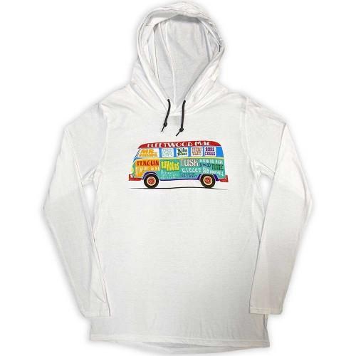 Fleetwood Mac Unisex Adult Albums Bus Lightweight Hoodie M blanc