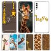 Phone Case For Samsung A16 A14 A12 A22 A32 5G A34 A42 A52 A54 A50 A70 A72 A40 A20E A10S A20S A04S A06 Cover giraffe illustration