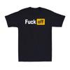 Fvck Off P0rn Hug Shirt Funny Adult Sarcastic Joke Men's Short Sleeve T-Shirt