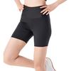 Decathlon Elastic Mid-Rise Slim Breathable Cropped Hip Lift Sports Shorts Women's Black
