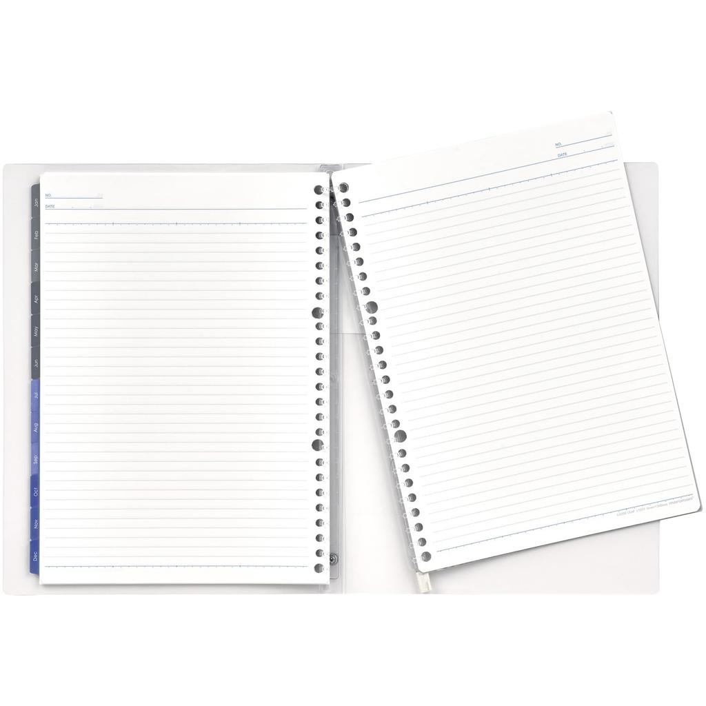 Maruman 2026 Notebook Starts January 2026 Planner, Diary, Monthly, 26-Hole, B5, Clear, FD43-26-98,