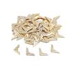 20pcs Book Corner Protector Metal Corner Cover Vintage Edge Cover Guard File Folder Corner Decorative for Scrapbook Album Menu