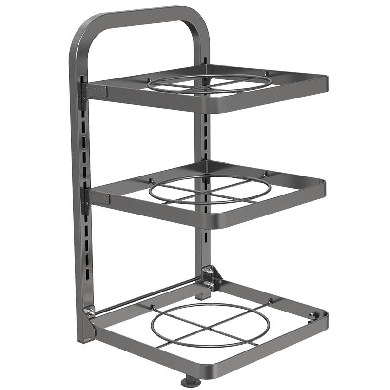 MAXCOOK Under Sink Pot Storage Rack