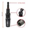 3Pcs Magnetic Pivots Nut Driver Set 1/4 5/16 3/8inch Hex Bit Holder Universal Rotations Impact Drill Socket Set