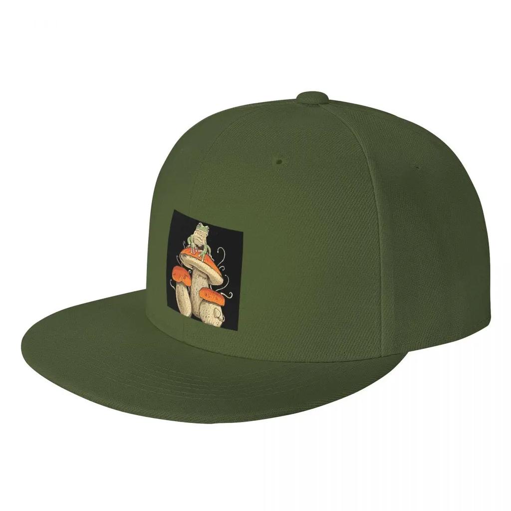 Boho Mushroom Frog Baseball Caps Snapback Fashion Baseball Hats Breathable Casual Casquette Outdoor for Unisexs And Womens