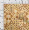 oneOone Cotton Flex Fabric Block & Geometric Ikat Print Fabric By The Yard 40 Inch