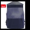 Men's 7XL Quick-Dry Mesh Vest With Multi-Pockets - Breathable Summer Wear