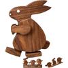 Handmade Walking Wooden Animals, Mechanical Balance Animal Sculpture, Wooden Walking Elephant Turtle Rabbit, STEM Educational Desk Decor Gift