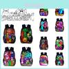 Hochwertiger Nylon-Rucksack mit lustigem Cartoon-Print, geeignet für Jungen und Mädchen der 3. und 4. Klasse (Garten Of Banban 3, 40 cm).