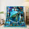 Sea Turtle Collage Blanket bedroom Blanket for Livingroom Couch lunch break Soft throw for Friend's festival Gift