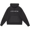 Signature Men's Hooded Pullover Sweatshirt Black CM830-BLK