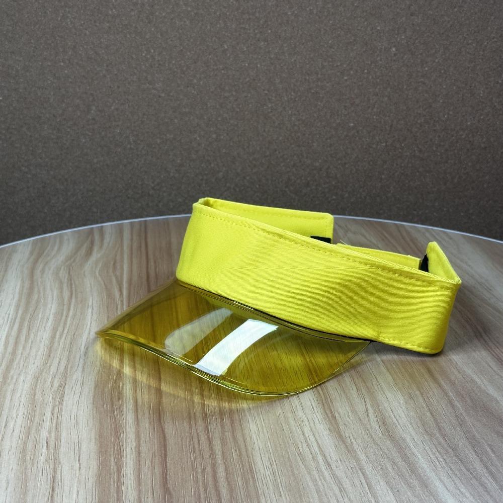 UV-Schutz Leopardendruck Visierkappe Unifarbene Sonnenkappe Modischer Transparenter Hohlhut Camping