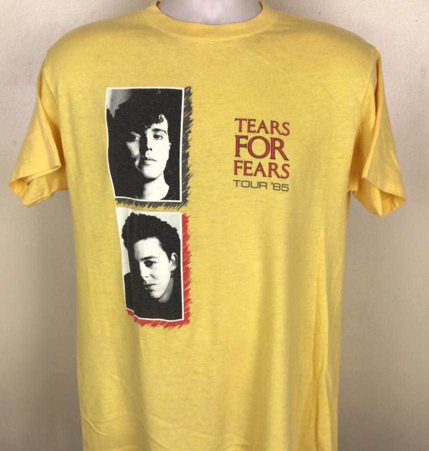 Vtg Tears For Fears Band Tour 85 T-shirt size S-5XL XXXXL