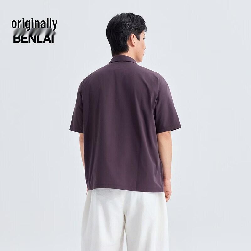 Benlai Men's Quick-Dry Loose Fit Short Sleeve Shirt