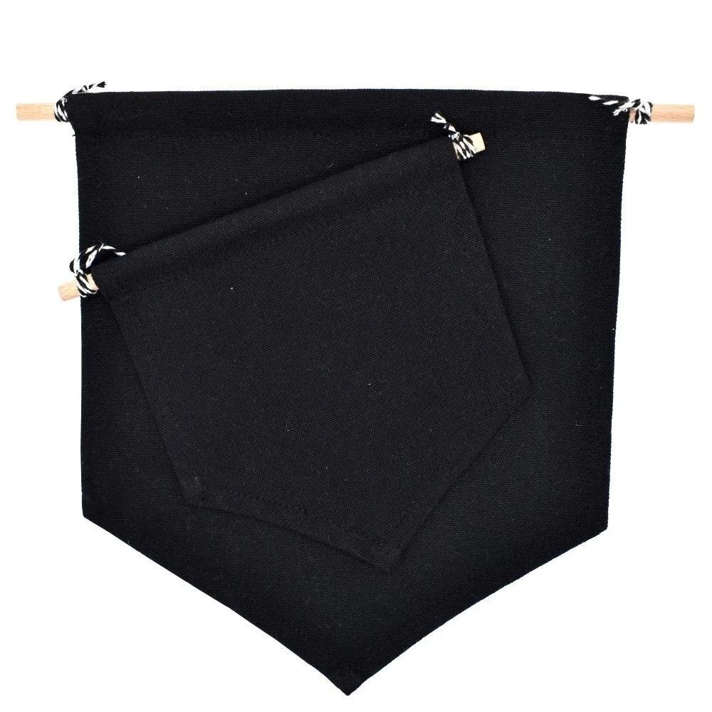 

1 Pc Pin Display Pennant Banner Enamel Lapel Badge Plain Blank Canvas Flag M чорний