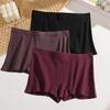 FINETOO 3Pcs Women's Panties Cotton Seamless Sports Boxers Underwear Female Briefs Cozy Lingerie Intimate Underpants S-XXL