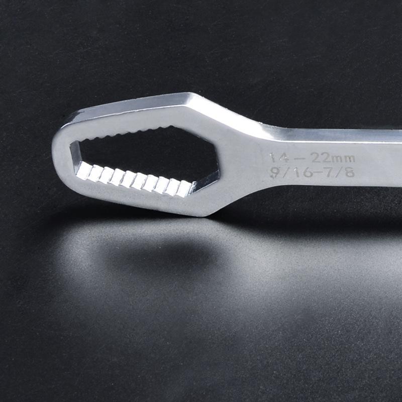 1pcs New Bicycle Motorcycle Universal Torx Wrench Double 8-22 Mm Ratchet Wrench