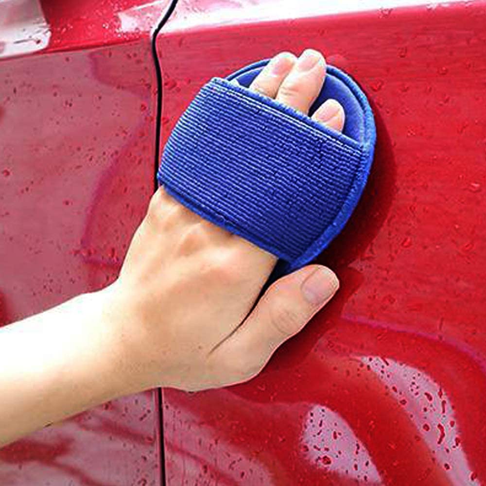 Akikumaya Easy Handy Iron Removal Set of for Car and Dirt Removers Sponge, 2, Washes, Tar, Pitch, Bugs, (Blue)