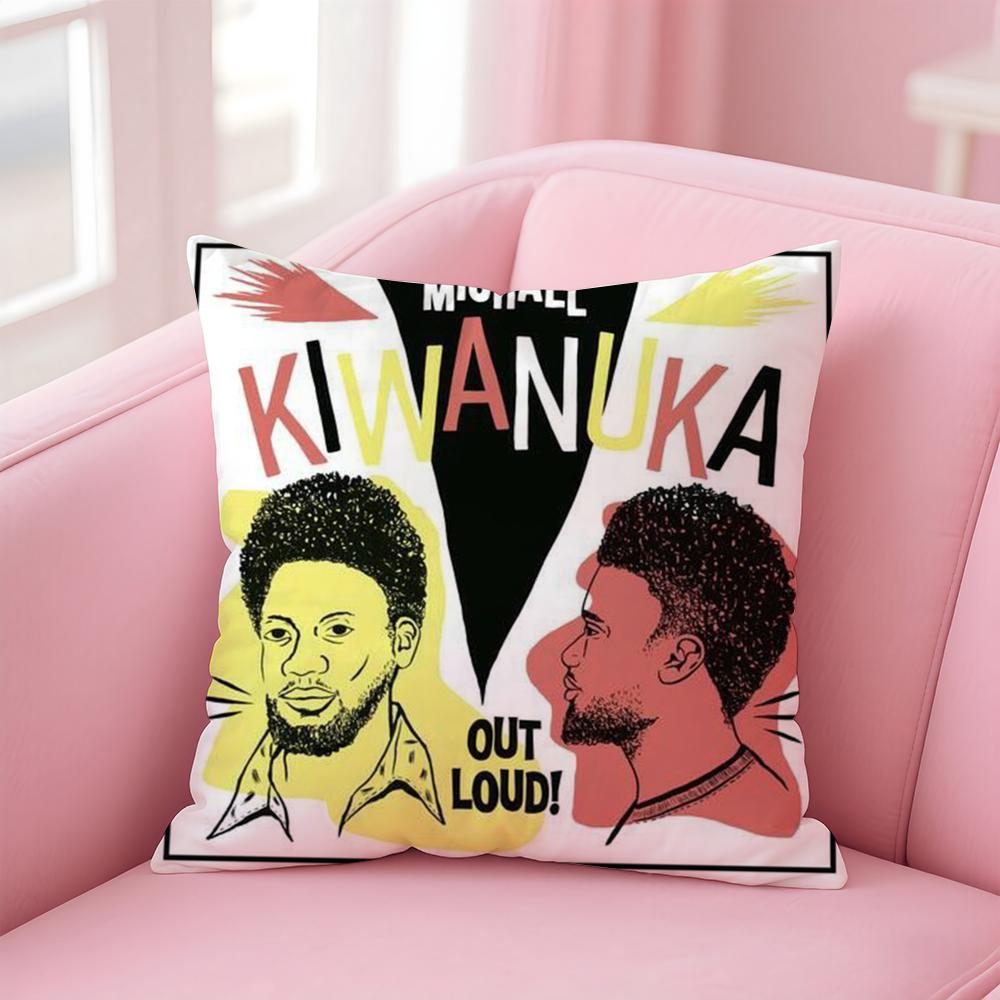 Singer M-Michael KiwanukaS Cushion Cover Comfortable Reversible Pillow Cover Ideal for Car Sofa Bedroom & Beyond