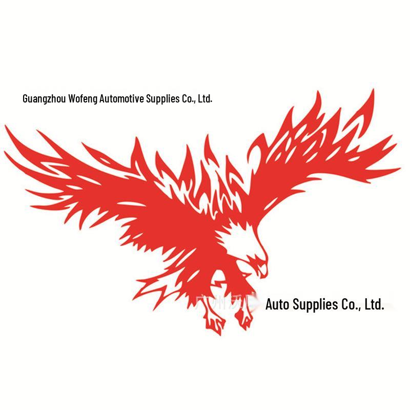 In Stock Flying Eagle Totem Hood Decal - D319